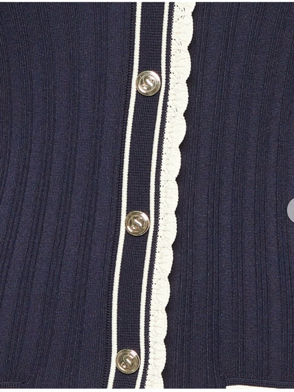 SANDRO Alexandrine Long Sleeve Sweater Dress - Picture 7 of 15